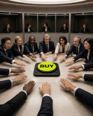 Delegates reaching for the BUY button